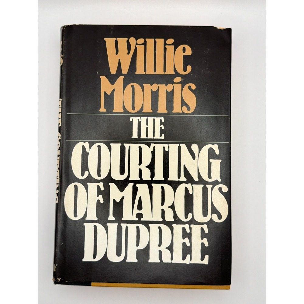 SIGNED Willie Morris Courting of Marcus Dupree 1983 First Edition HC DJ Football